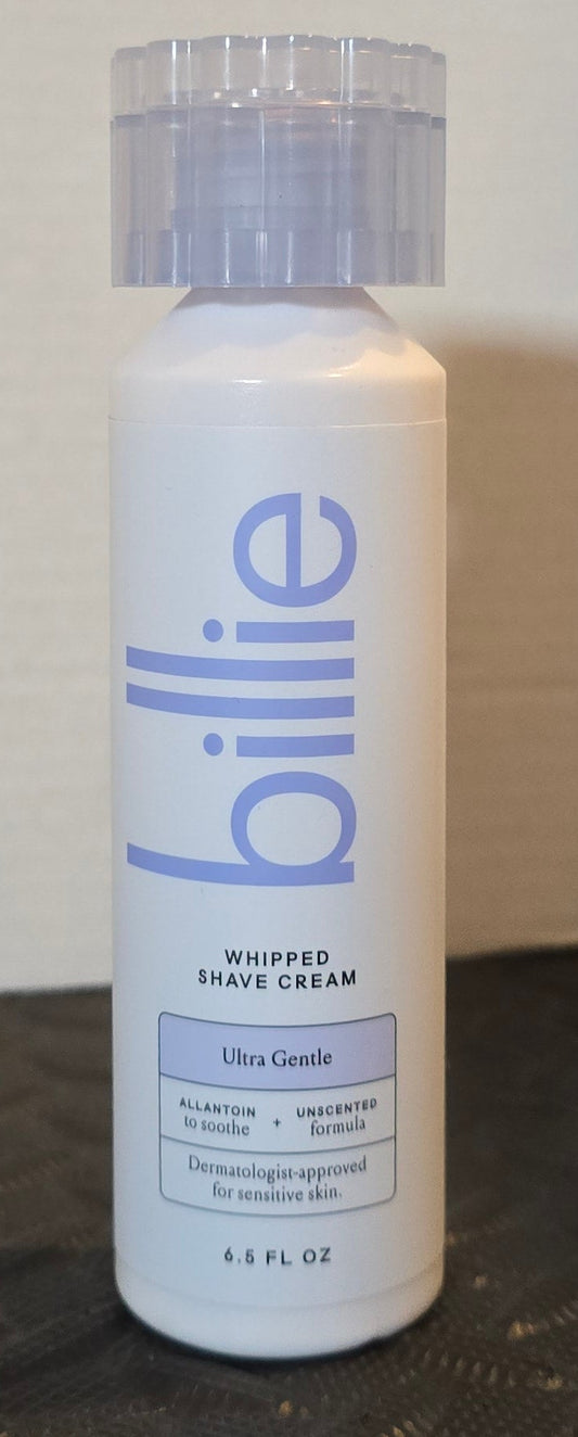 Billie Whipped Shave Cream, Unscented, 6.5 fl oz., 2 pack