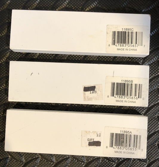 Set of 3 Decorative Wooden Welcome, Home, & Family Signs