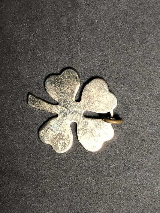 Vintage Gold-plated Four-Leaf Clover Pendant