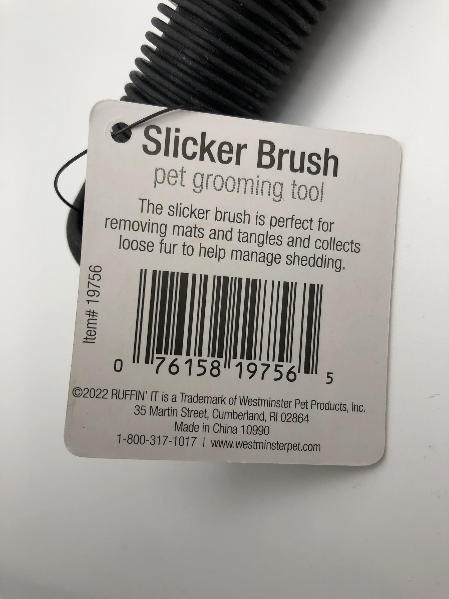 Ruffin' It Pet Grooming Slicker Brush, 1 Count