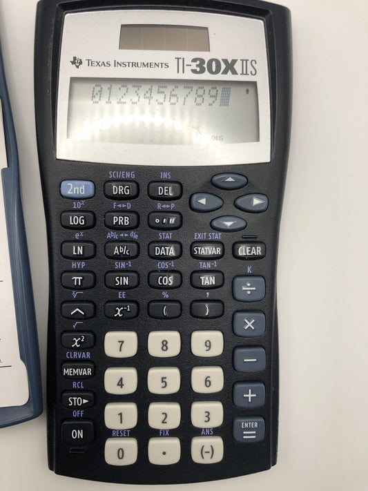 Texas Instruments 30X IIS and 30X IIB Calculator