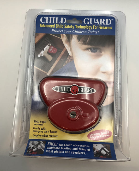 Child Guard Model CS-100 Firearm Trigger Lock with Keys and Safety Posts, 1 Count