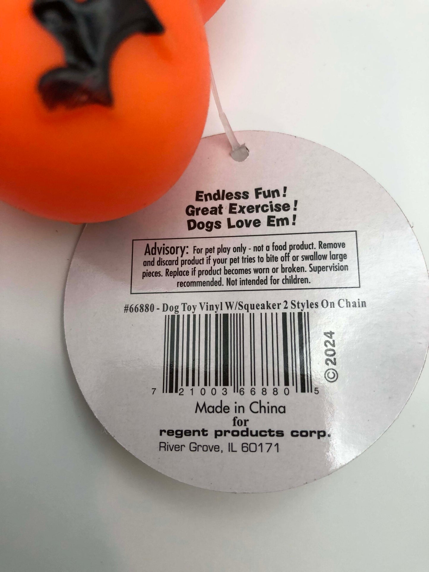 Large Doggy Squeaky Bone Toy, Assorted colors, 1 Count