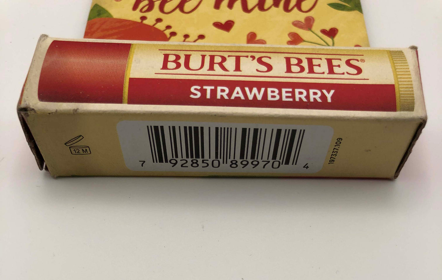 Burt's Bees Bee Mine Strawberry Moisturizing Lip Balm, 0.15 oz., 1 Pack