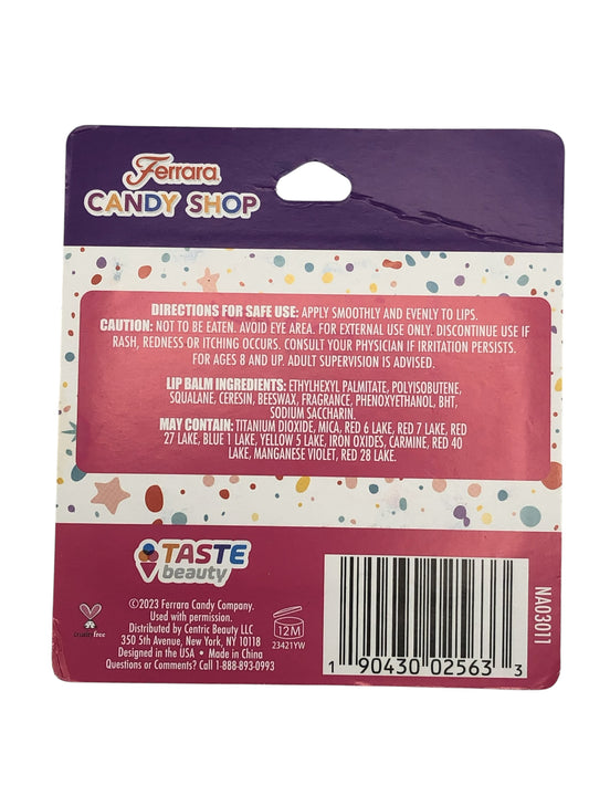 Ferrara Candy Shop Flavored Lip Balms - Laffy Taffy, Nerds, & Razz Apple Fun Dip, 3 Pack