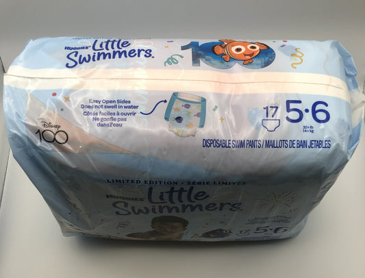 Huggies Little Swimmers Limited Edition Finding Nemo Swim Pants, Size 5-6, 17 Count