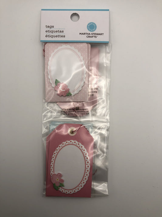 Martha Stewart Crafts, Floral Style Gift Tags, 8 pieces