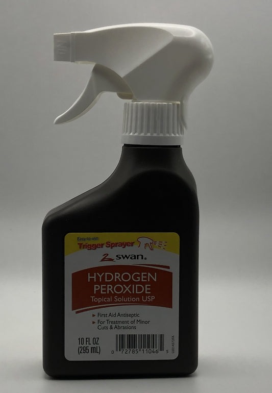 Swan Hydrogen Peroxide Topical Solution Spray, 10 fl oz., 6 Pack