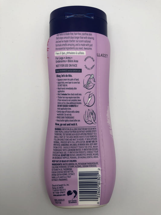 Nair Body Cream Nourishing Oat Milk & Vanilla Hair Remover, 7.9 oz