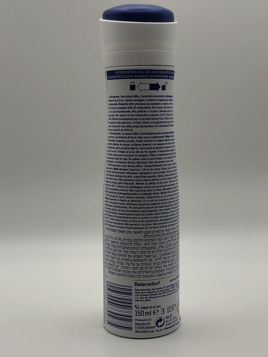 Nivea Black & White Invisible 5-in-1 Ultimate Impact Long-Lasting Deodorant, 150 mL