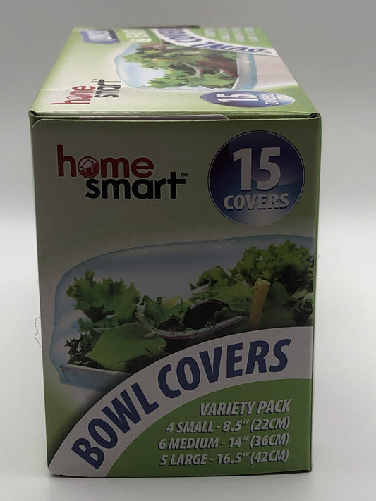 Home Smart Quick & Easy Bowl Covers, Variety Pack, 15 covers