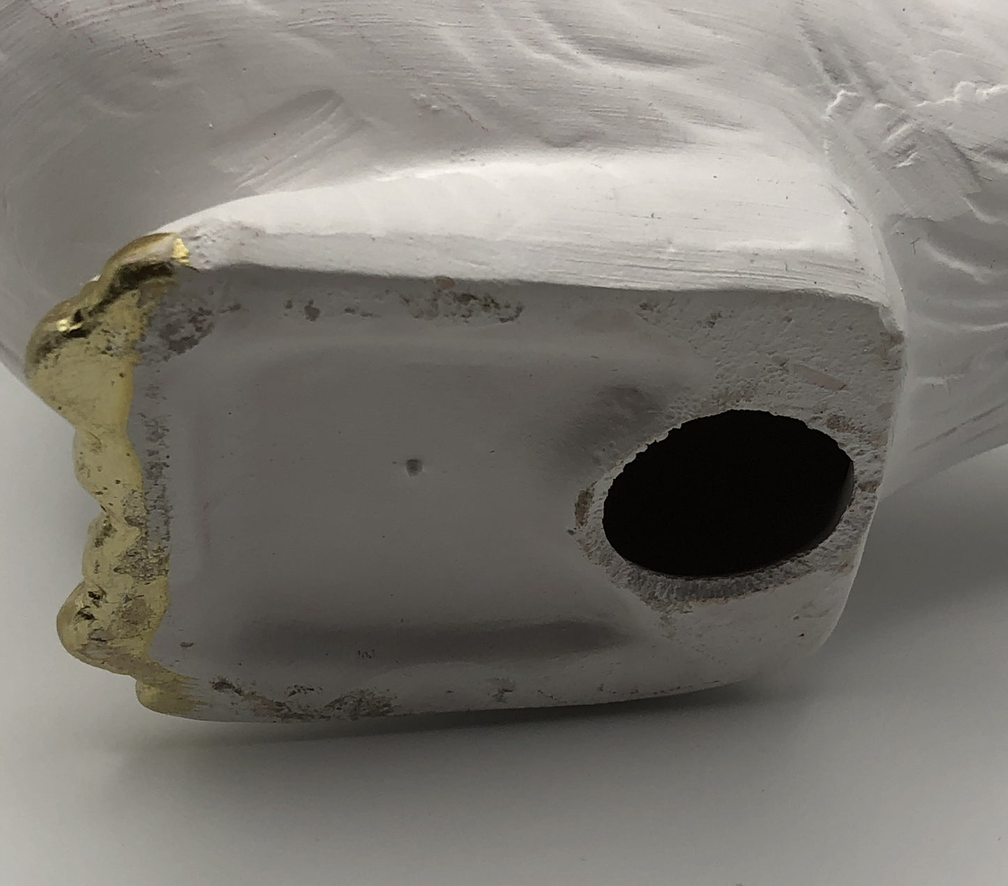 DG White Ceramic Cardinal Figurine