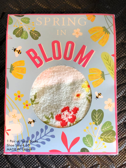 Modern Expressions Spring in Bloom Fuzzy Socks