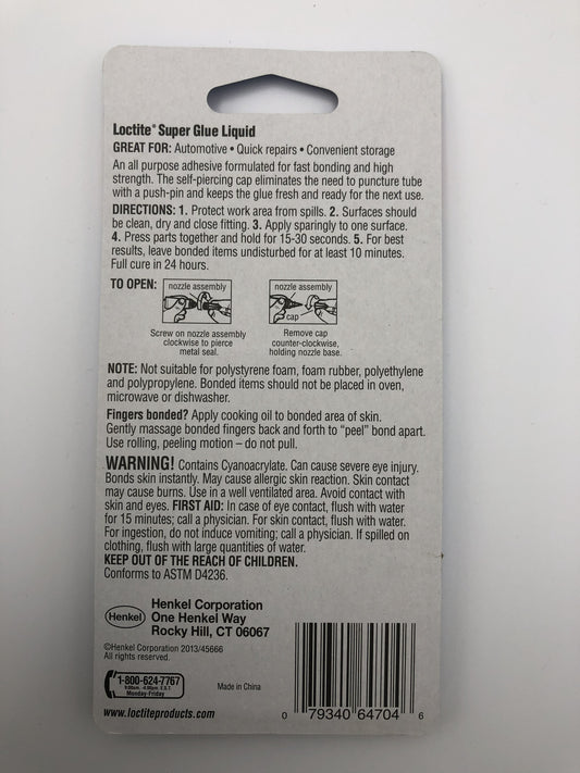 Loctite Super Glue Liquid To Go, 4 tubes