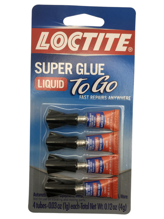 Loctite Super Glue Liquid To Go, 4 tubes