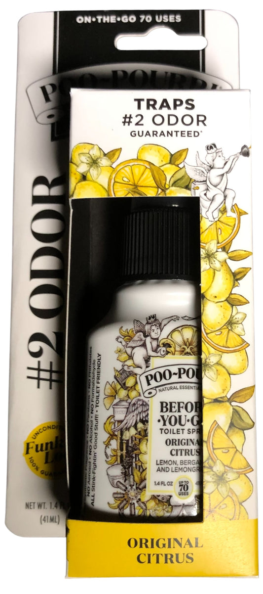 Poo~Pourri Before-You-Go Toilet Spray, Original Citrus, 1.4 fl oz (41 mL), 1 pack